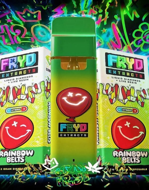 FRYD DISPOSABLE RAINBOW BELTS